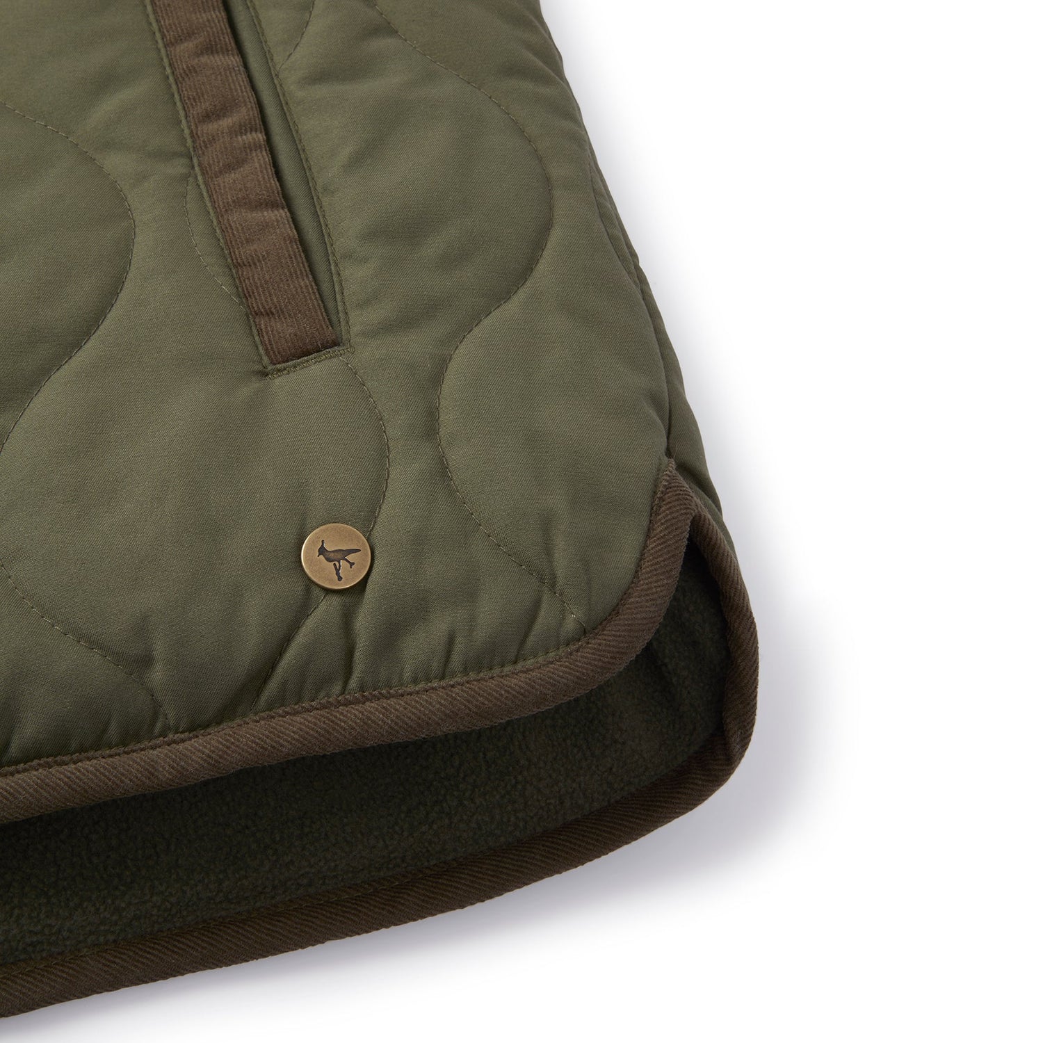 Hicks & Brown Clothing The Timworth Gilet in Green