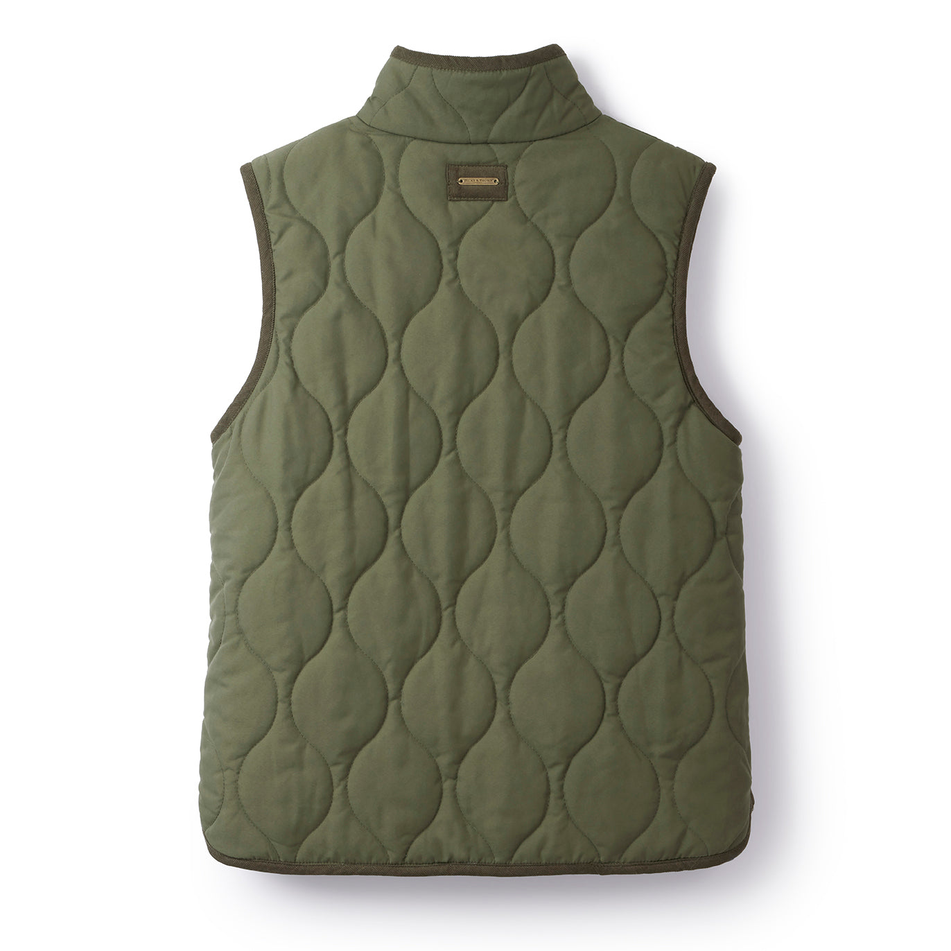 Hicks & Brown Clothing The Timworth Gilet in Green