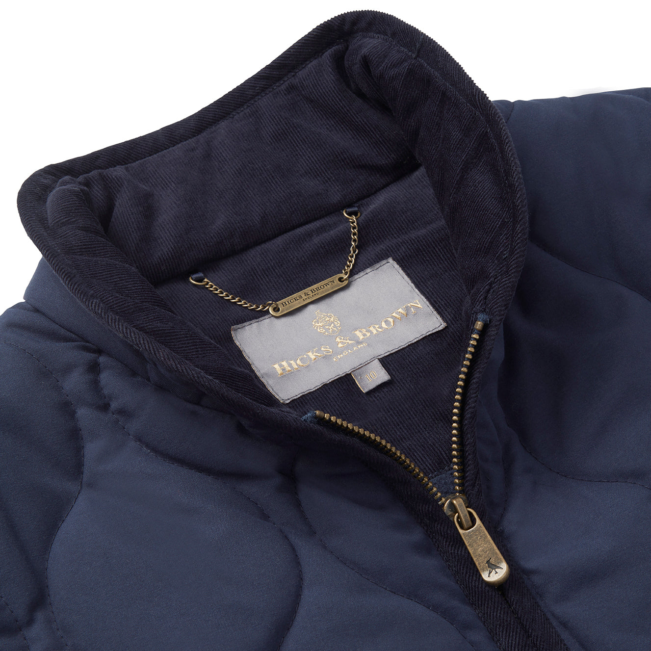 Hicks & Brown Clothing The Timworth Gilet in Navy