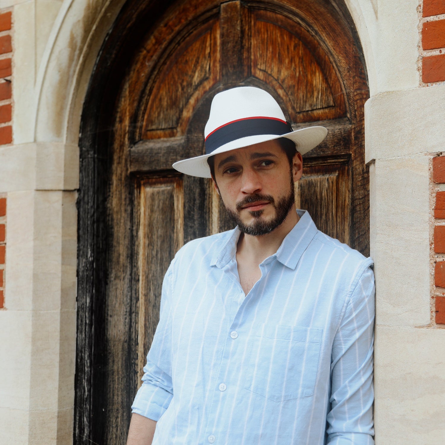 Hicks & Brown The Holkham Genuine Panama (Navy Ribbon)