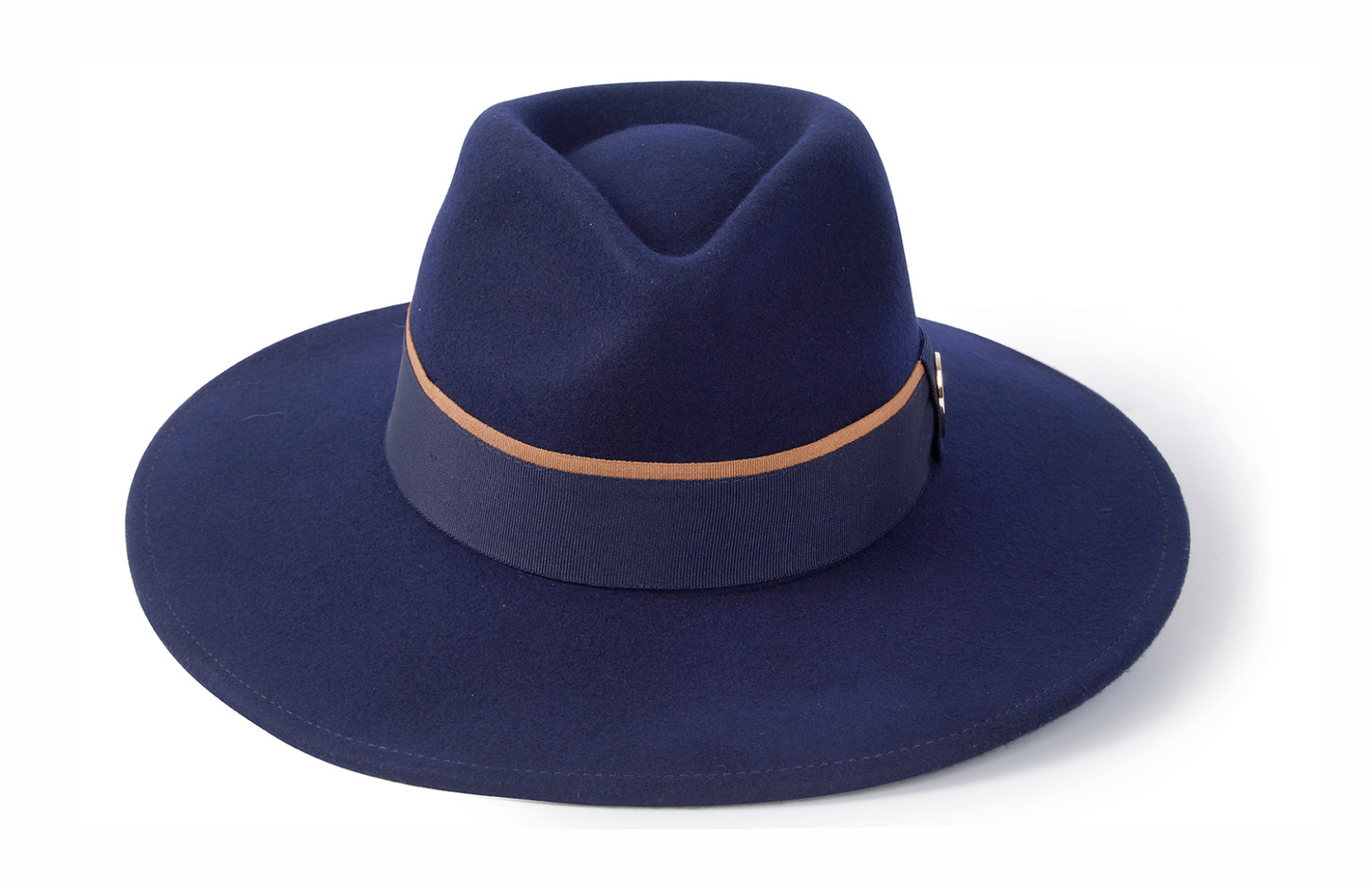 Hicks & Brown The Oxley Fedora in Navy