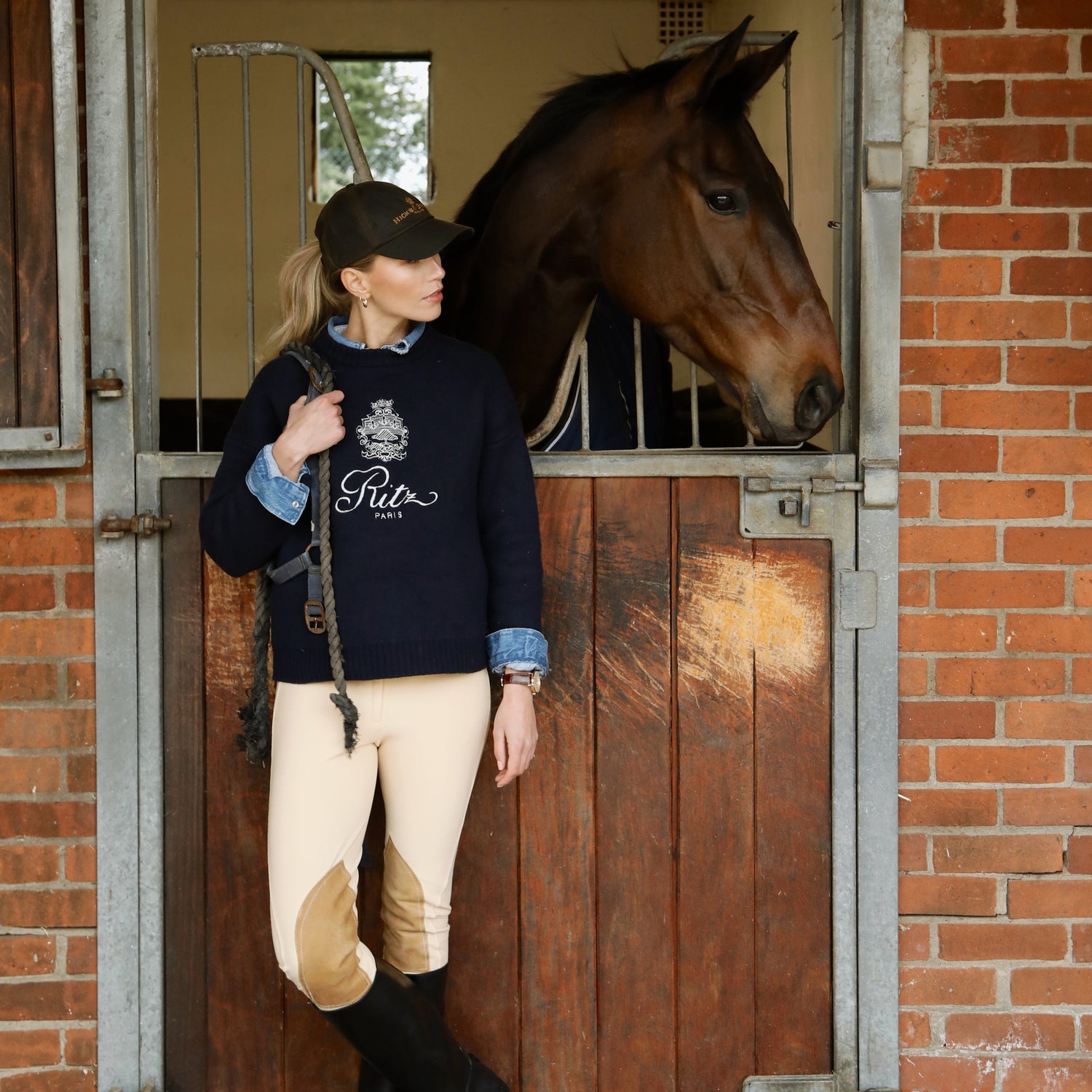 Hicks & Brown The Wax Baseball Cap in Olive Green