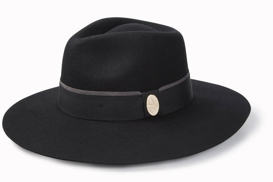 Hicks & Brown Fedora The Oxley Fedora in Black