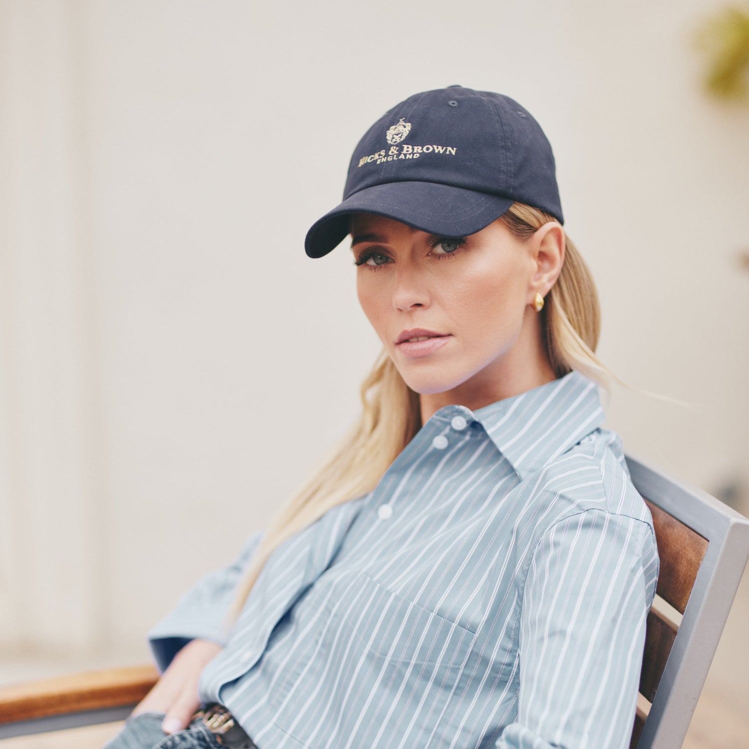 The Cotton Baseball Cap in Navy