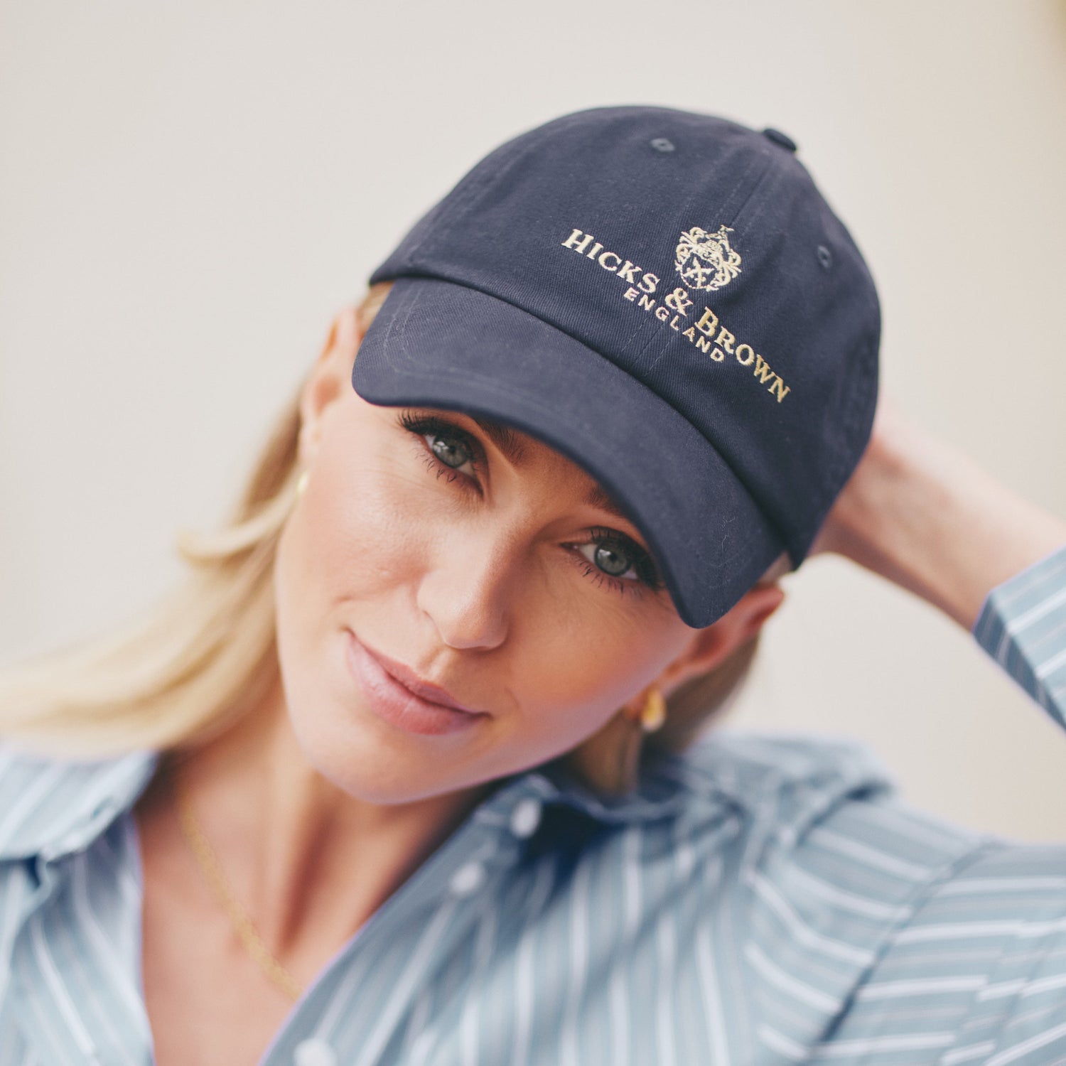 The Cotton Baseball Cap in Navy