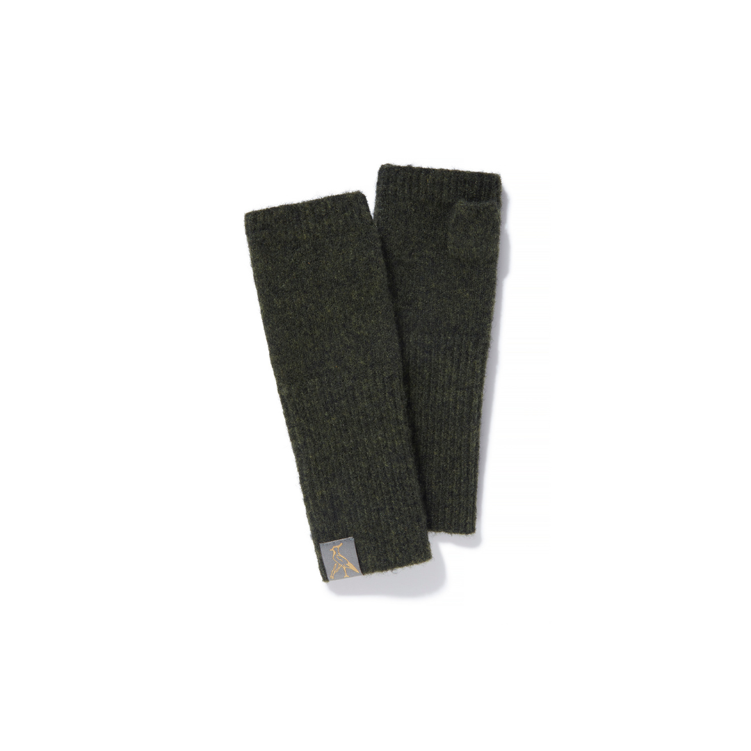 The Kersey Wrist Warmers in Moss
