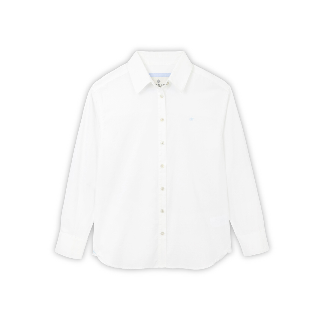 The Lara Cotton Shirt in White