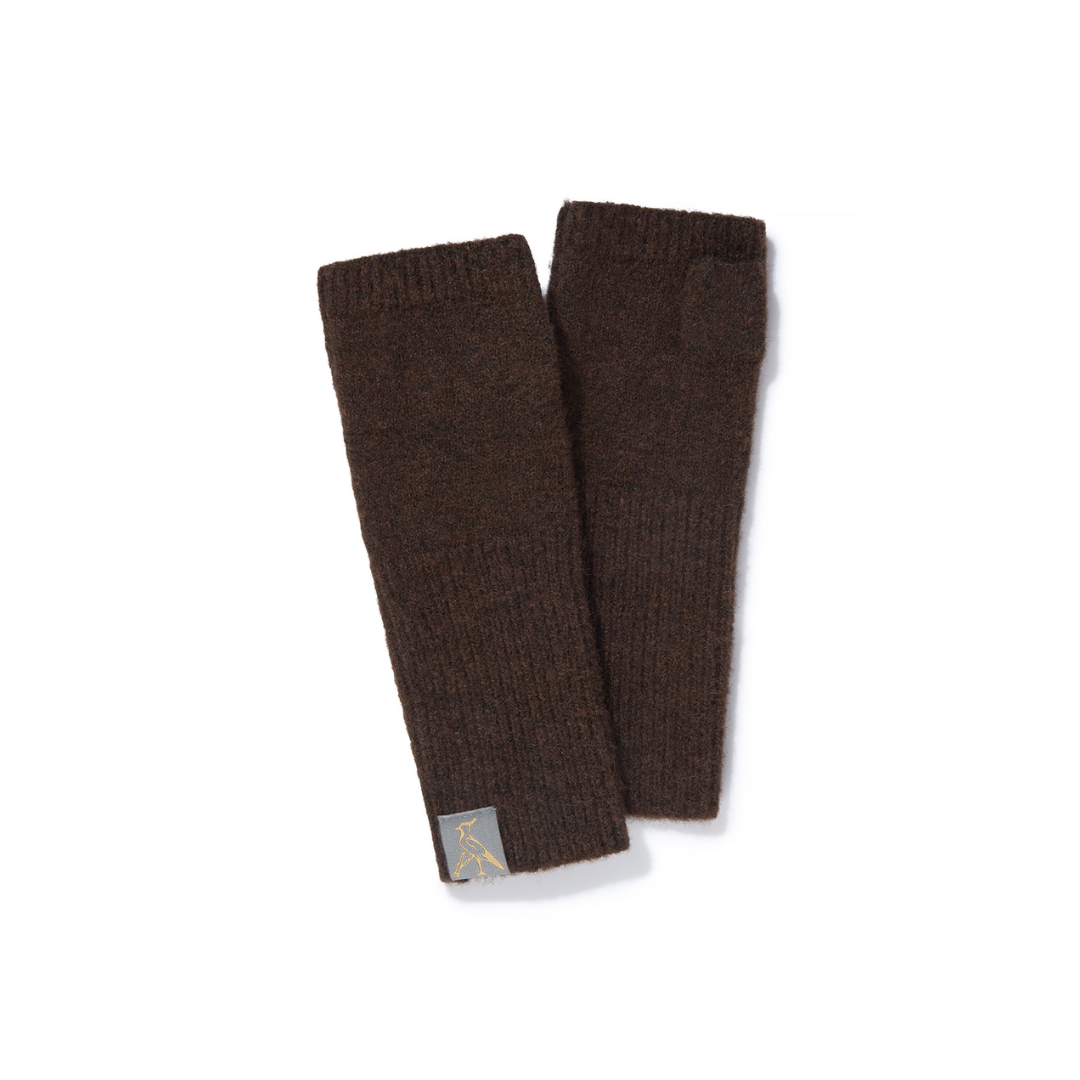 The Kersey Wrist Warmers in Chocolate