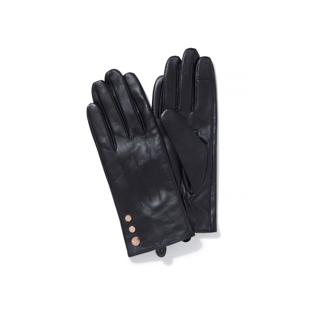 Ladies Leather Gloves in Black