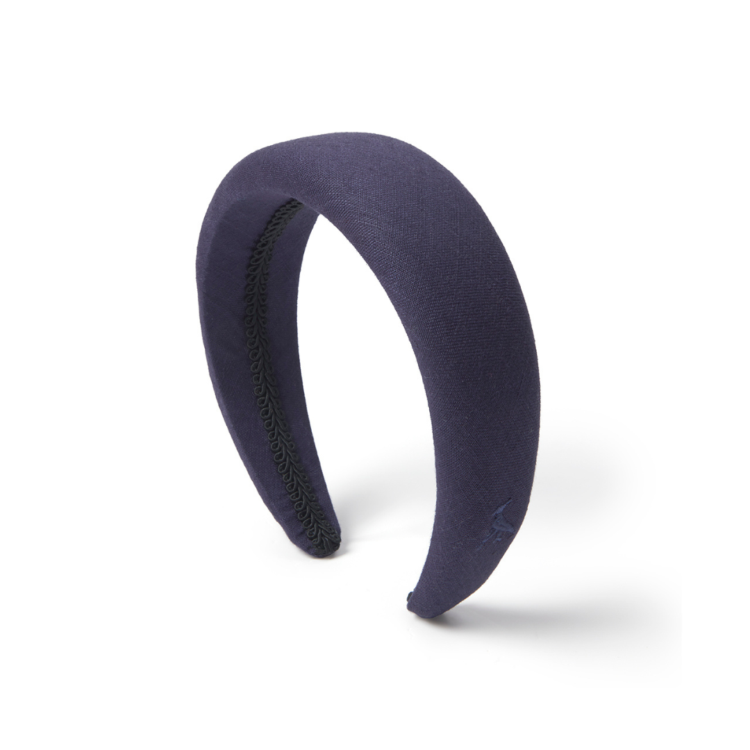 The Ophelia Headband in Navy