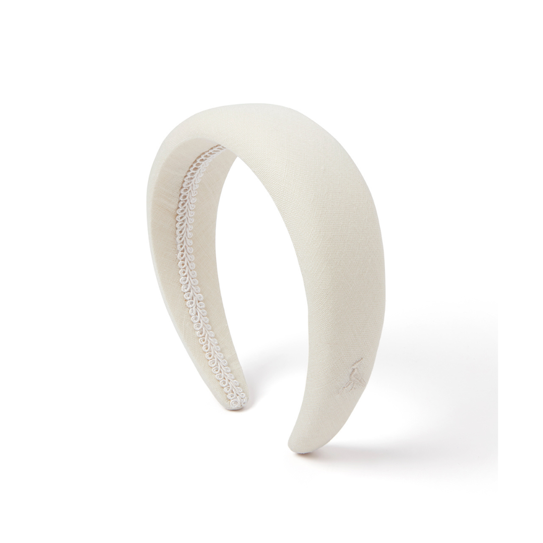 The Ophelia Headband in Ivory