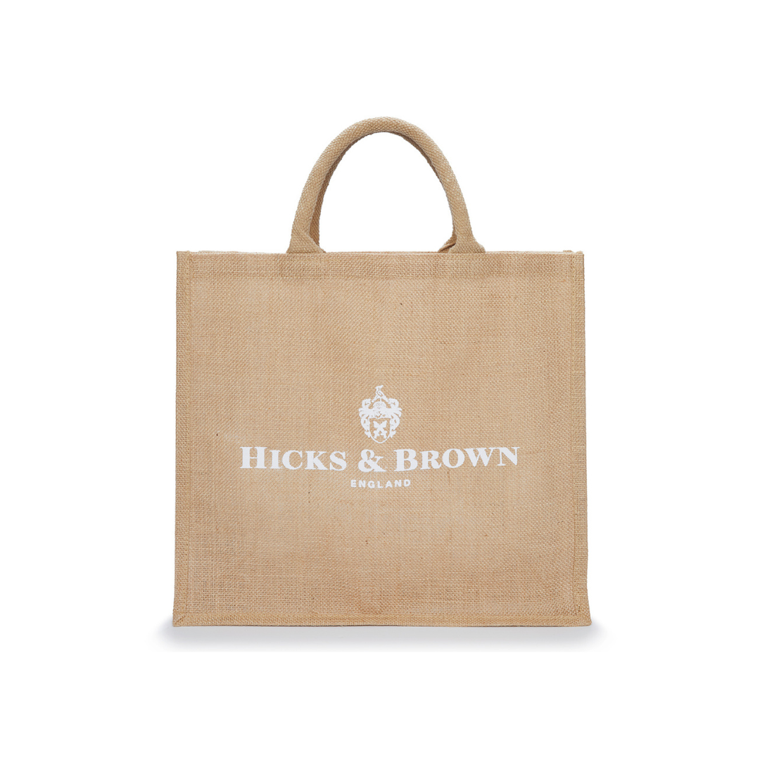 Hicks & Brown Jute Bag in Natural