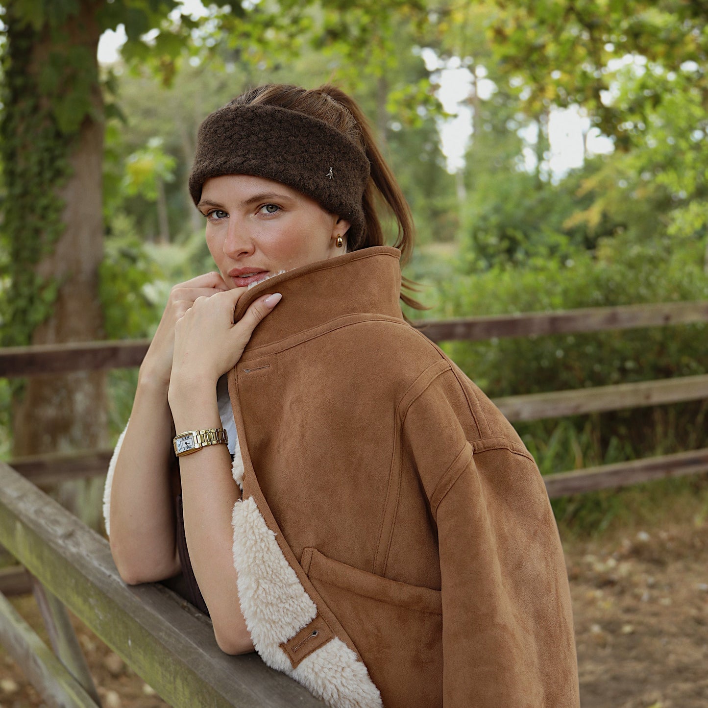 The Bircham Headwarmer in Chocolate