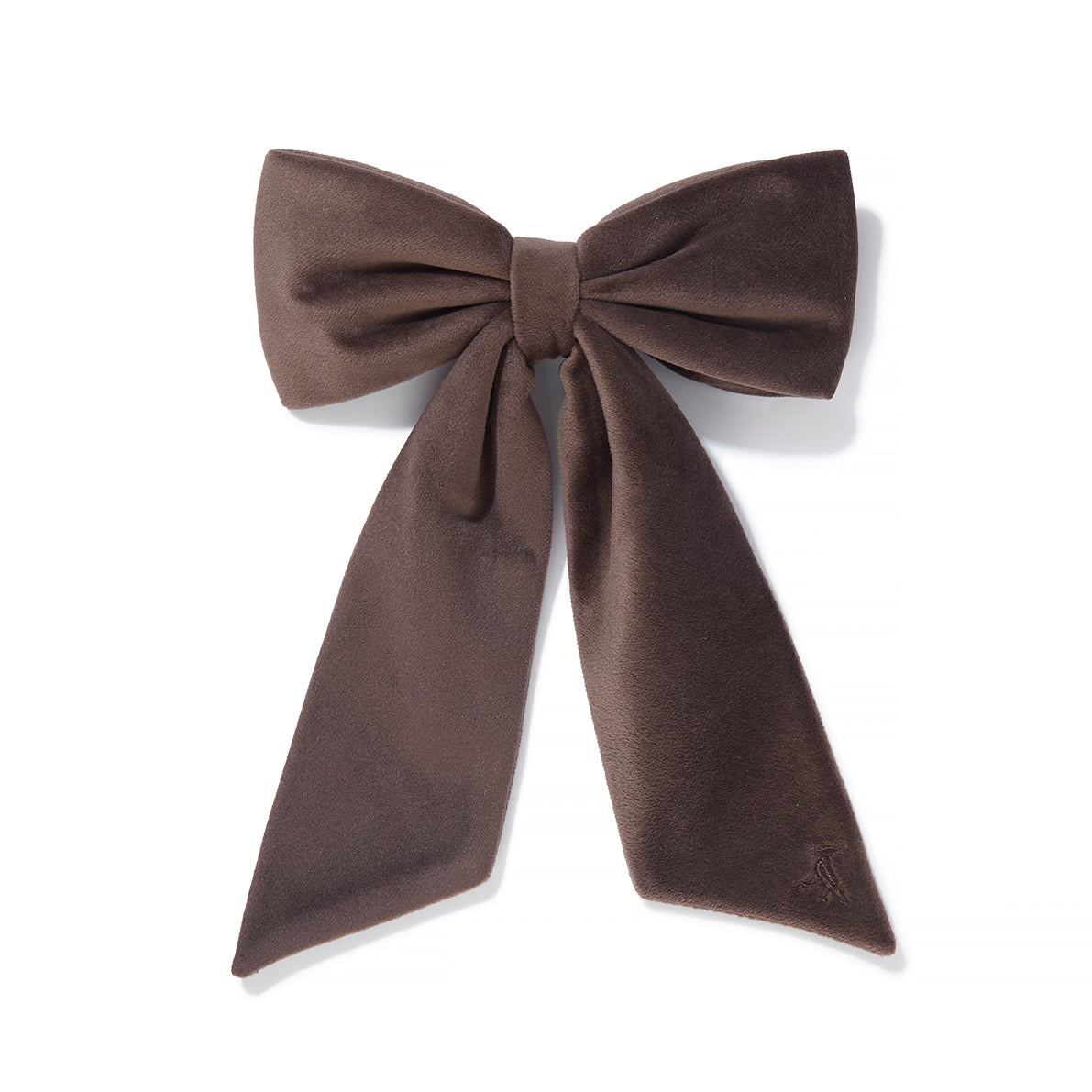 The Juliet Velvet Bow in Mink