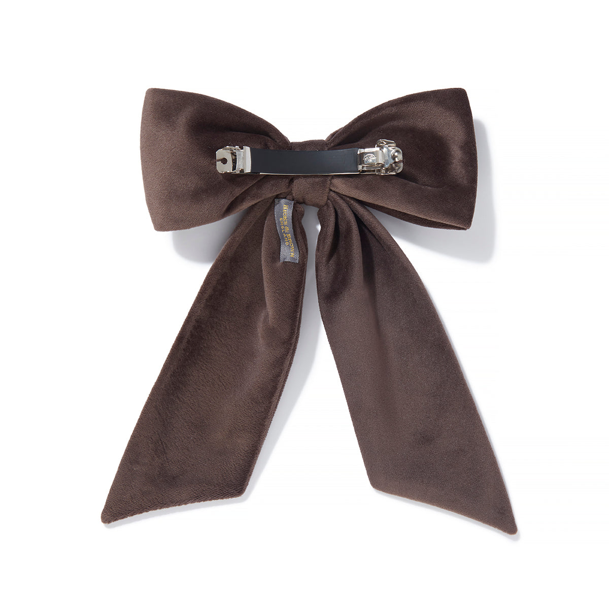 The Juliet Velvet Bow in Mink