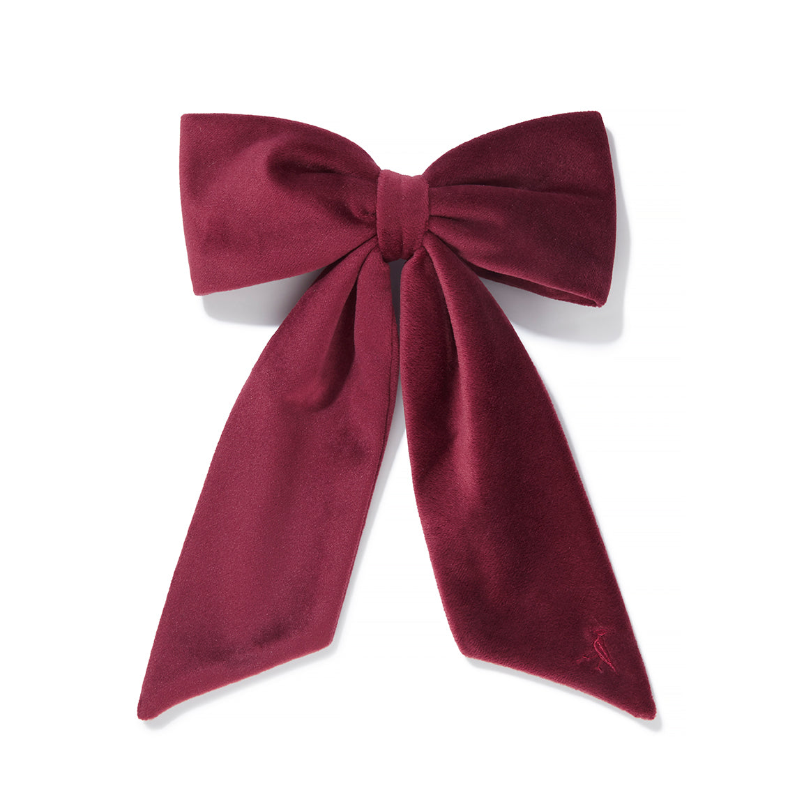 The Juliet Velvet Bow in Plum