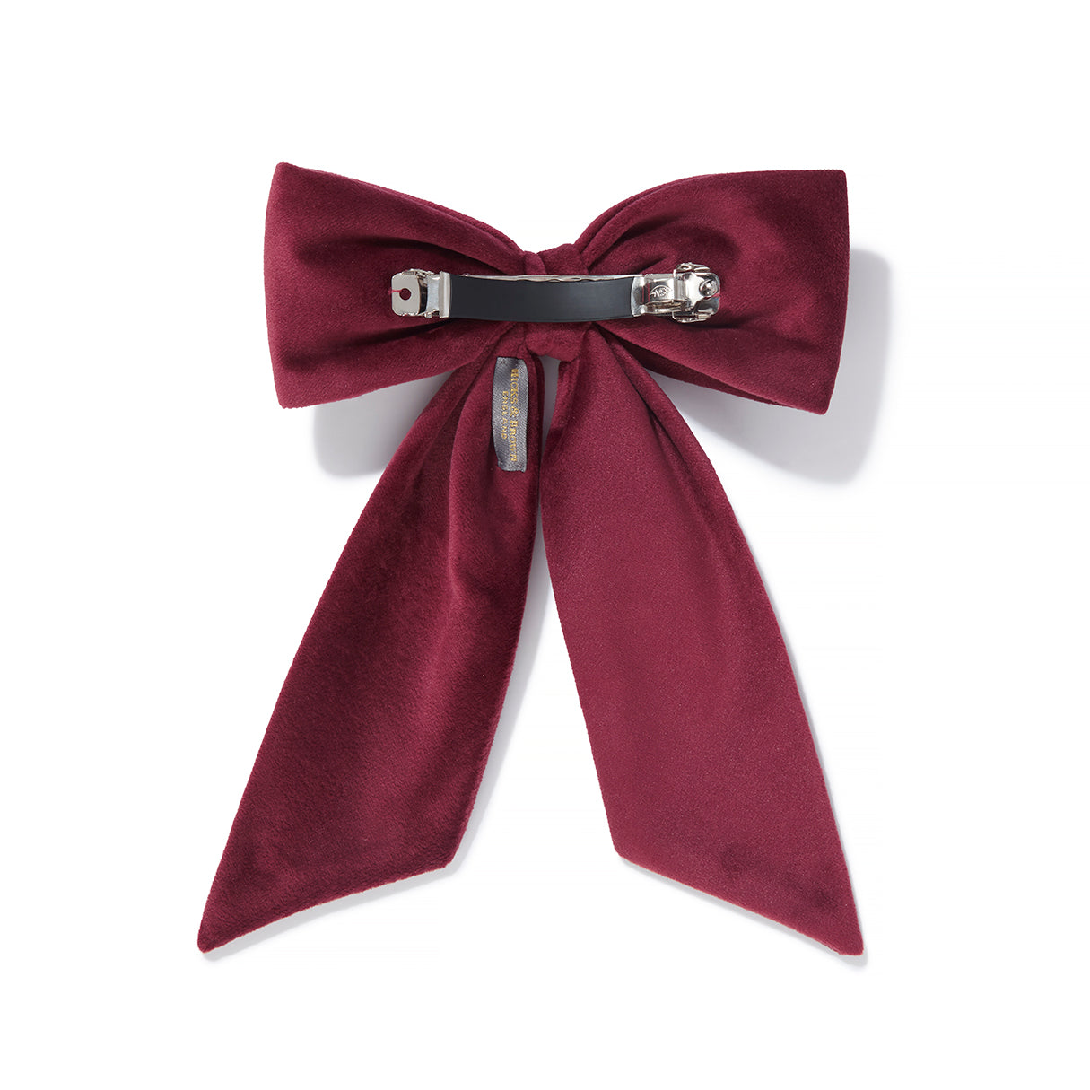 The Juliet Velvet Bow in Plum