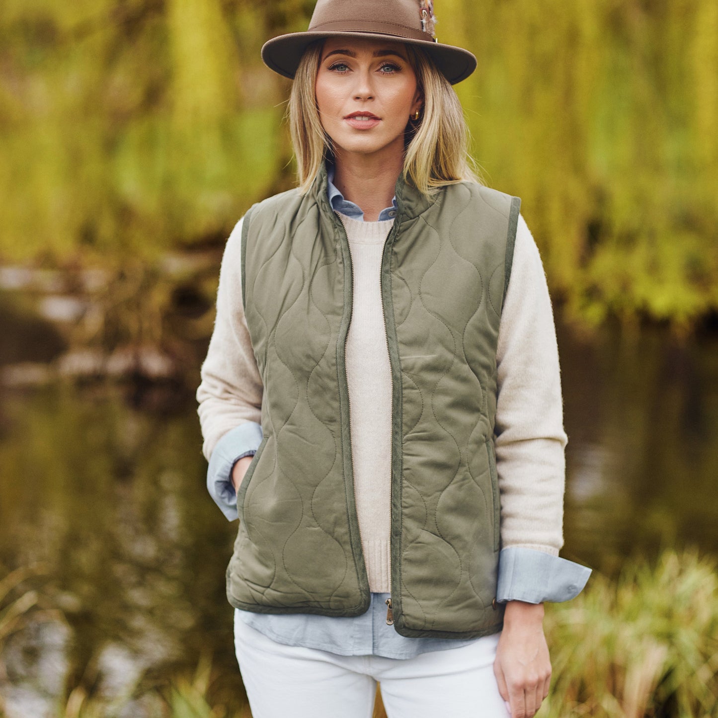 The Esme Merino Wool Crewneck Jumper in Oatmeal