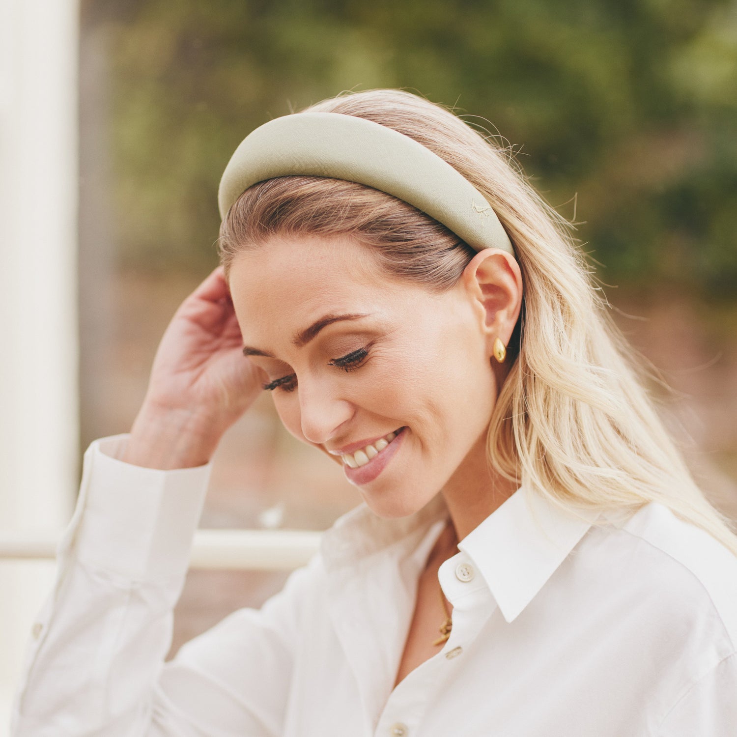 The Ophelia Headband in Sage