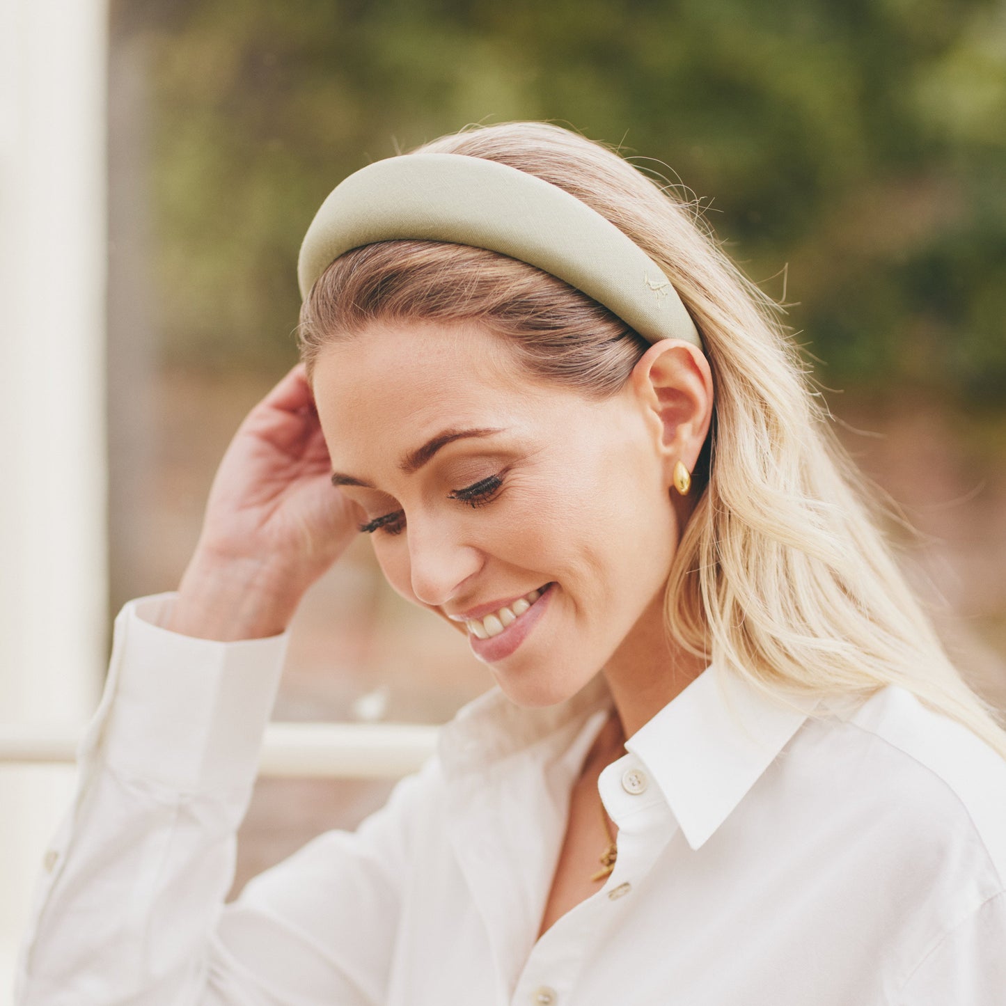 The Ophelia Headband in Sage