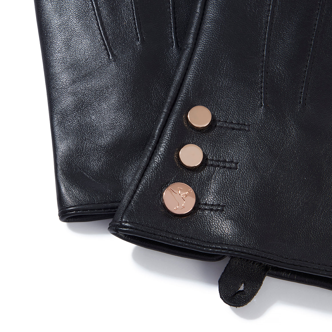 Ladies Leather Gloves in Black