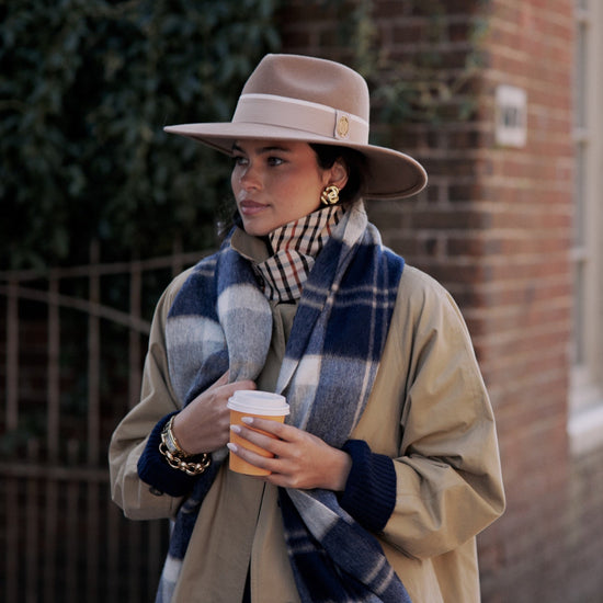 Hicks & Brown Hat The Oxley Fedora in Camel