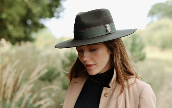 Hicks & Brown SECOND: The Oxley Fedora in Olive Green