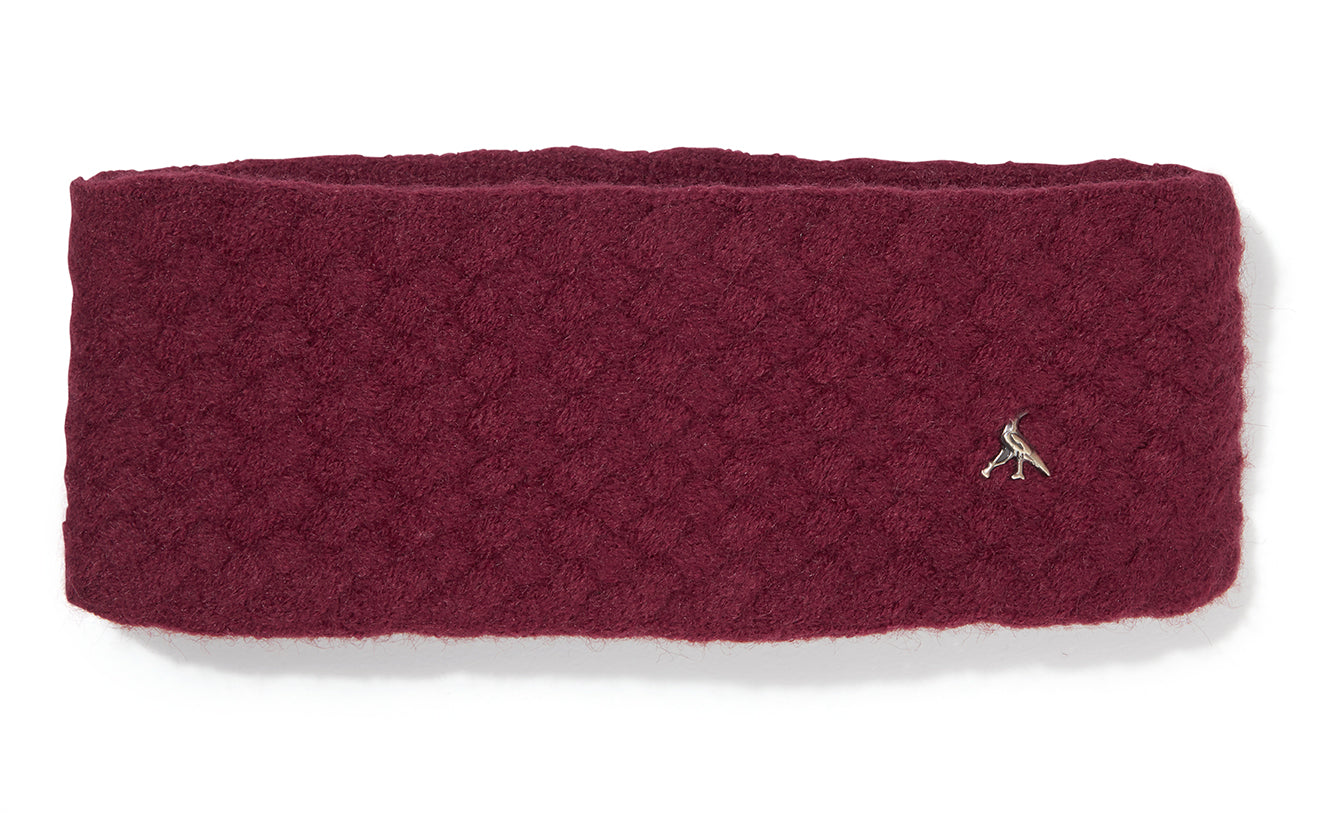 Hicks & Brown The Bircham Headband in Plum