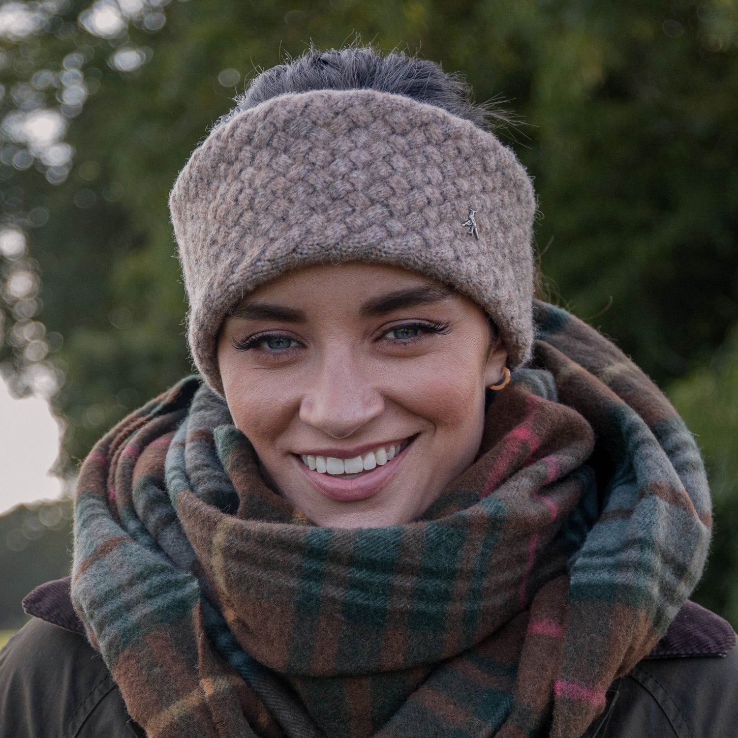 Hicks & Brown The Bircham Headband in Walnut