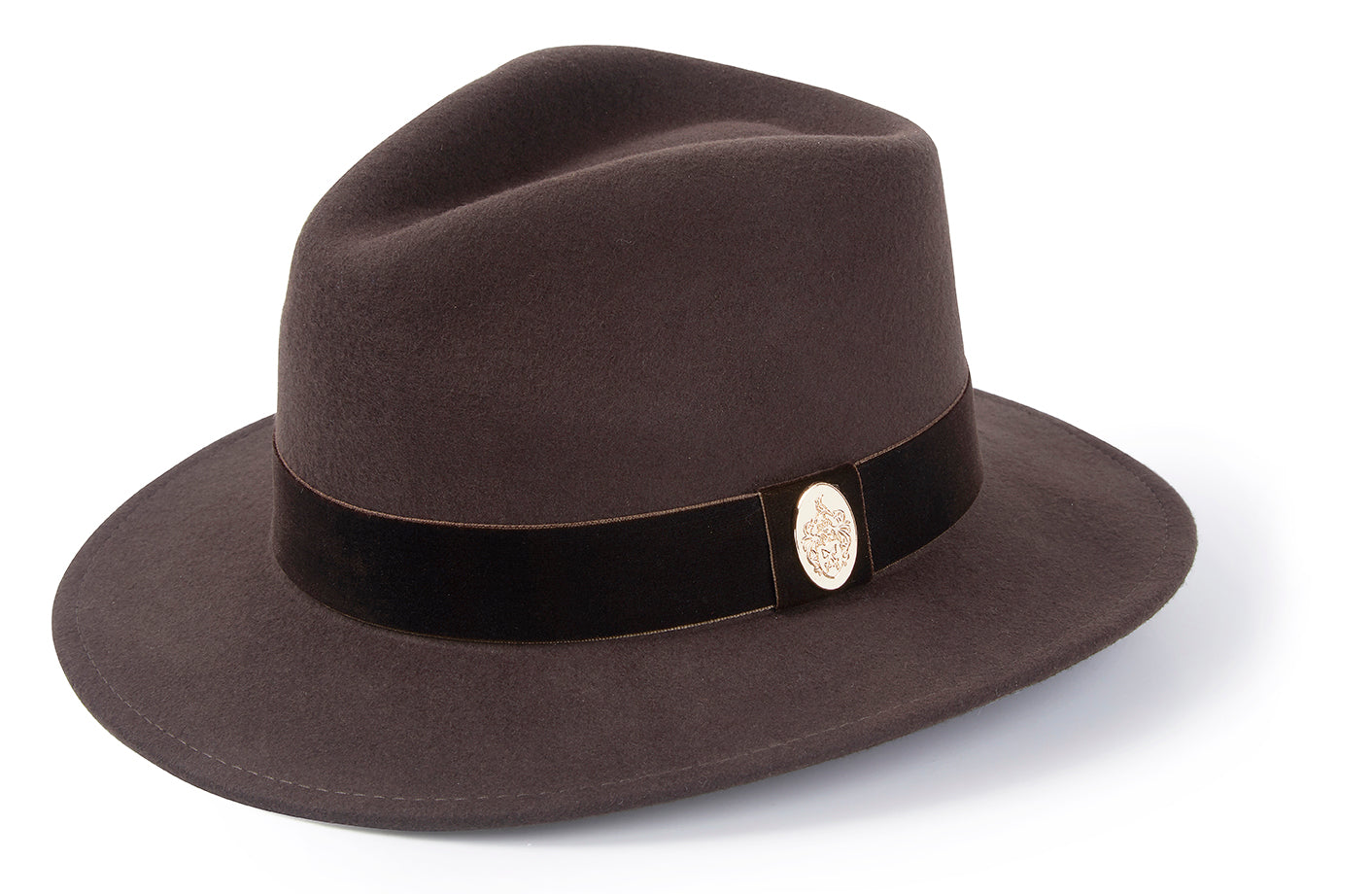 Hicks & Brown The Chelsworth Fedora in Brown