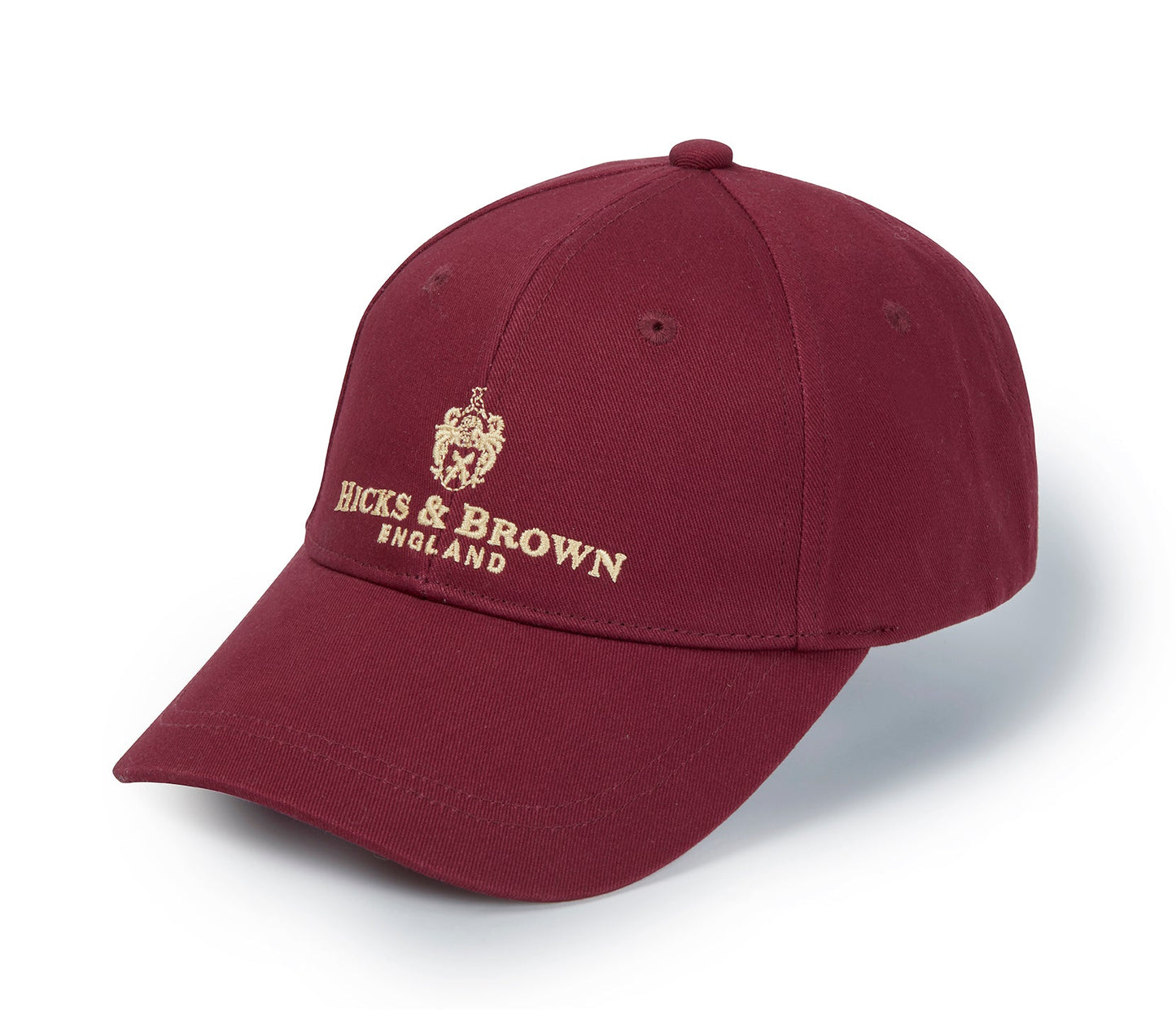 Hicks & Brown The Cotton Baseball Cap in Maroon