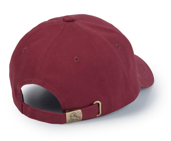 Load image into Gallery viewer, Hicks &amp;amp; Brown The Cotton Baseball Cap in Maroon
