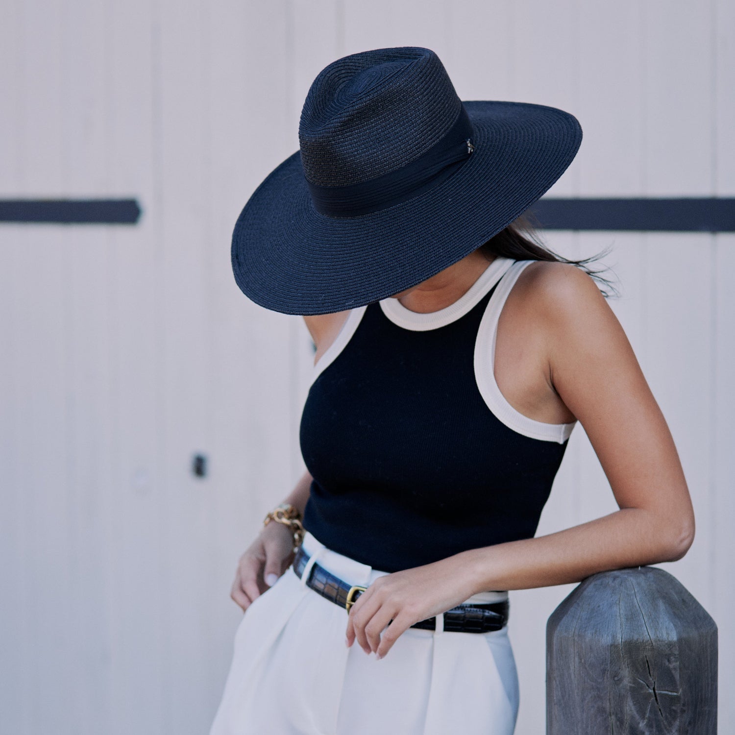 Hicks & Brown The Gazeley Fedora in Black