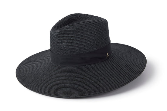 Hicks & Brown The Gazeley Fedora in Black