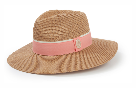 Hicks & Brown The Hemley Fedora in Coral