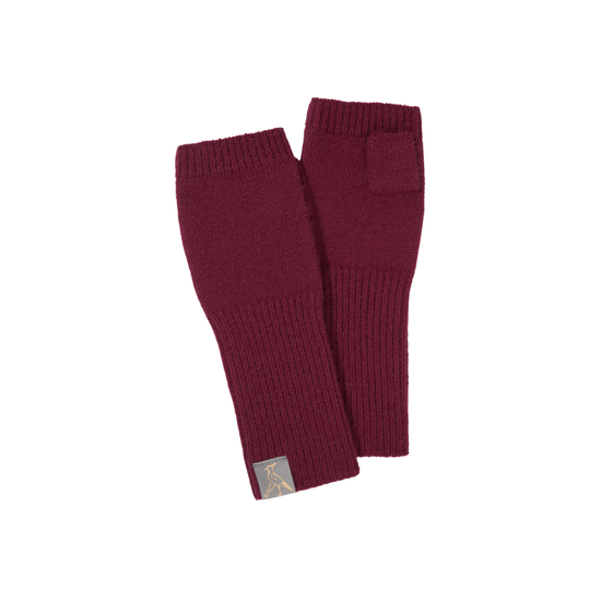 Hicks & Brown The Kersey Wrist Warmers in Plum
