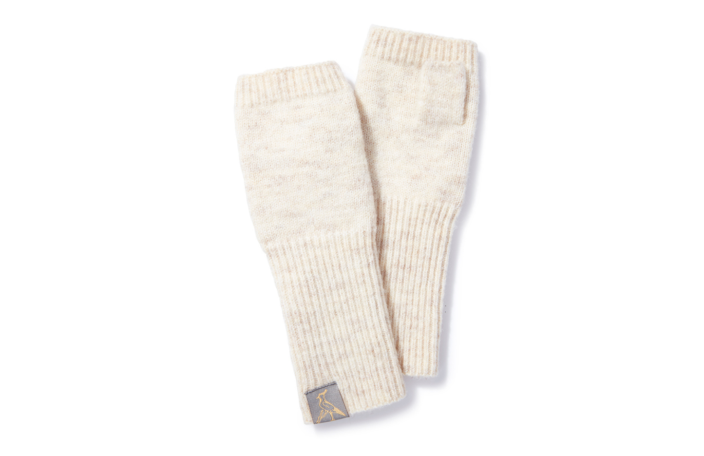 Load image into Gallery viewer, Hicks &amp;amp; Brown The Kersey Wristwarmers in Oatmeal
