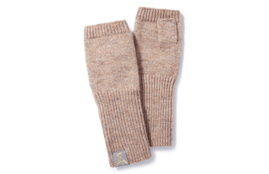 Load image into Gallery viewer, Hicks &amp;amp; Brown The Kersey Wristwarmers in Walnut
