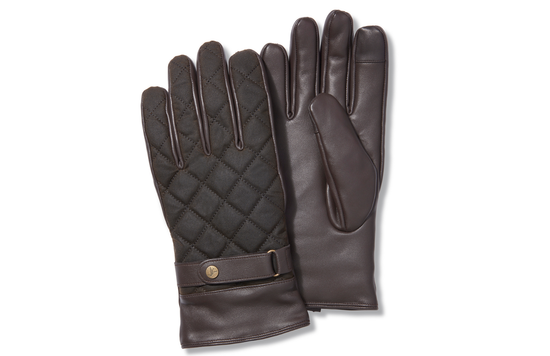 Hicks & Brown The Mens Wax Gloves in Olive Green