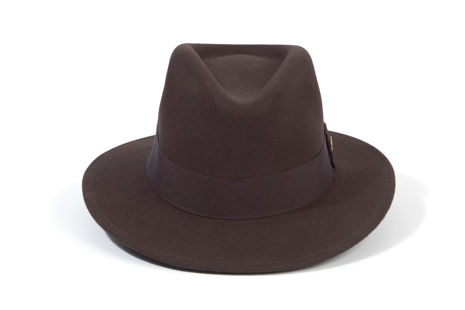 Hicks & Brown The Norfolk Fedora in Dark Brown