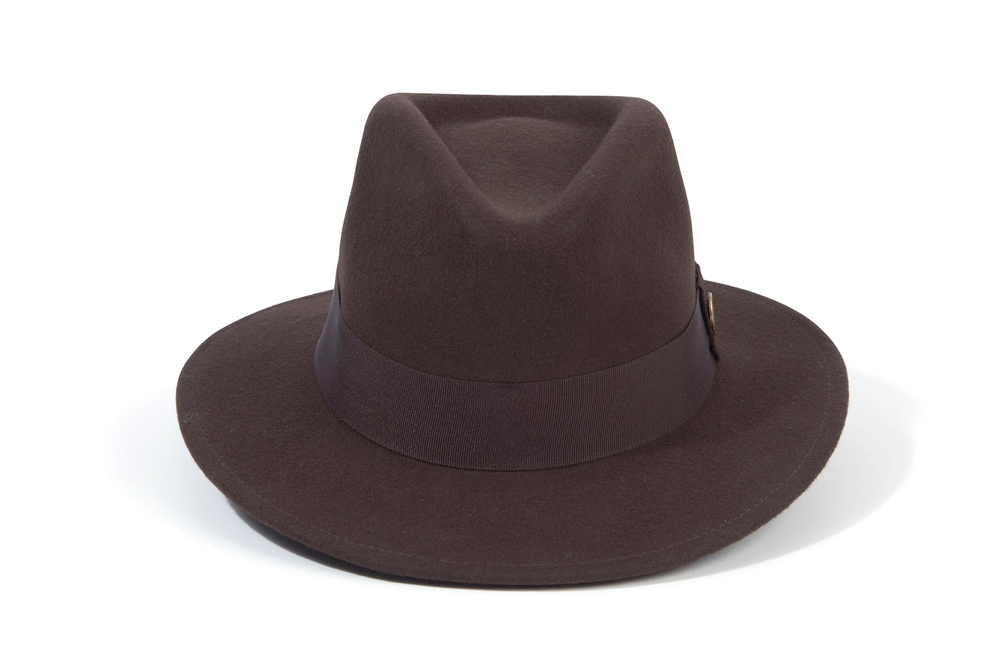Hicks & Brown The Norfolk Fedora in Dark Brown