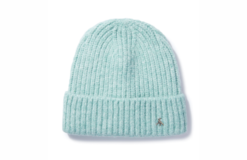 The Norton Rib Beanie in Mint Green – Hicks Brown