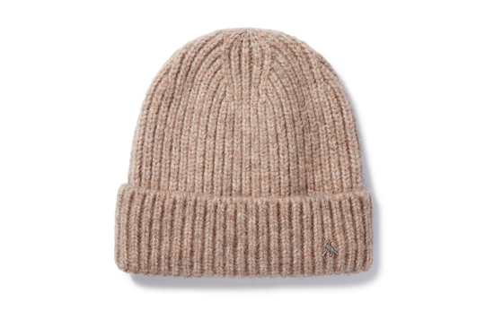 Hicks & Brown The Norton Rib Beanie in Walnut