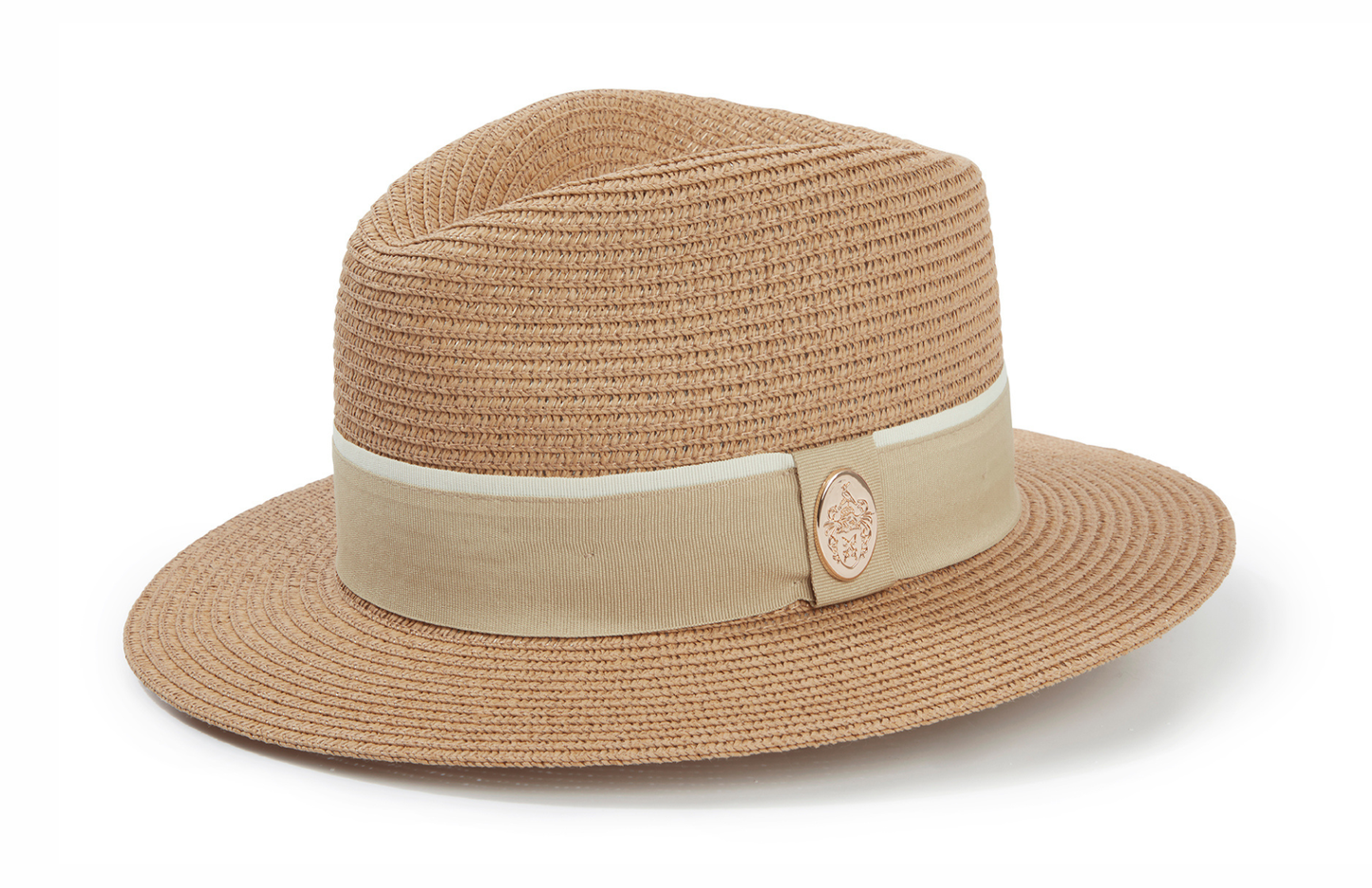 Load image into Gallery viewer, Hicks &amp;amp; Brown The Orford Fedora (Natural Ribbon)
