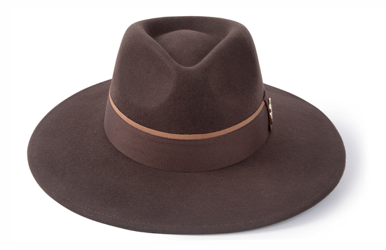 Hicks & Brown The Oxley Fedora in Brown