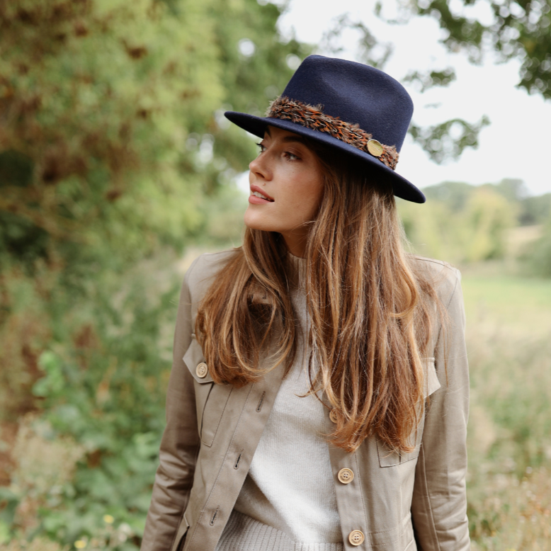 Ladies fedora style hats online