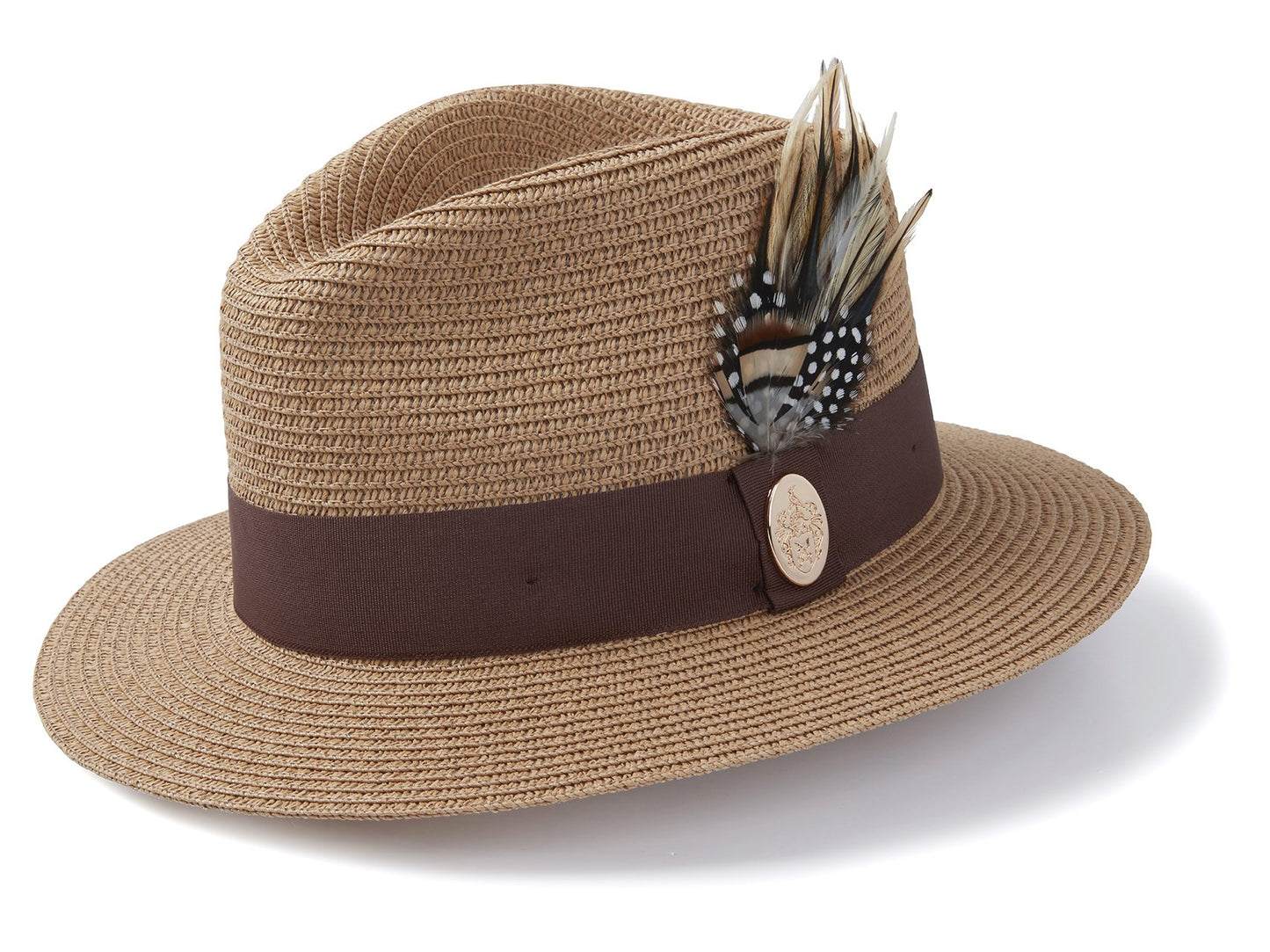 Hicks & Brown Fedora The Aldeburgh Fedora in Natural (Brown Ribbon)