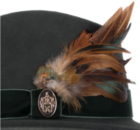 Load image into Gallery viewer, Hicks &amp;amp; Brown Fedora The Chelsworth Fedora in Olive Green (Coque &amp;amp; Pheasant Feather)
