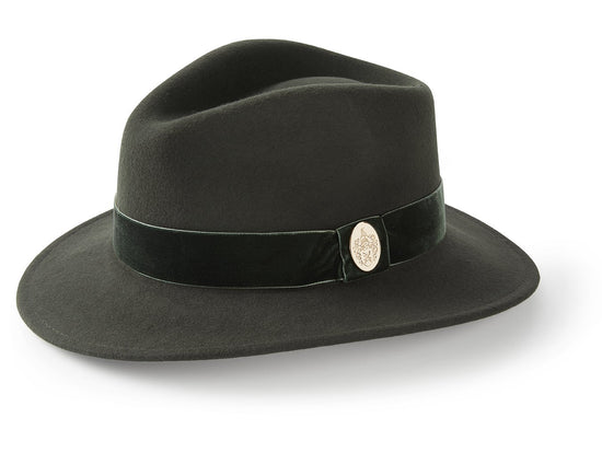 Load image into Gallery viewer, Hicks &amp;amp; Brown Fedora The Chelsworth Fedora in Olive Green
