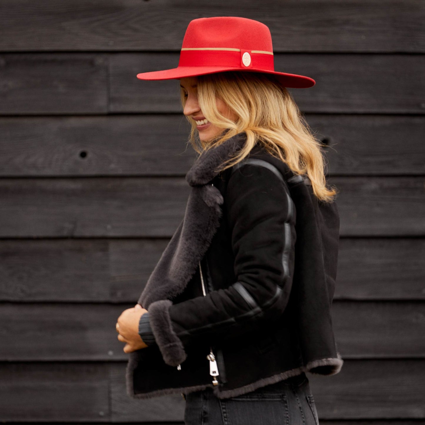 Hicks & Brown Fedora The Oxley Fedora in Berry